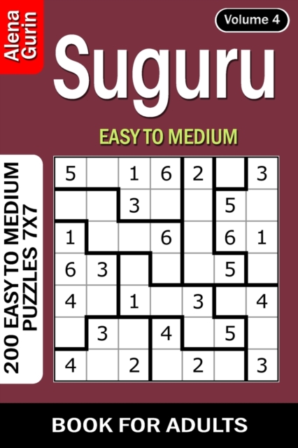 Suguru puzzle book for Adults