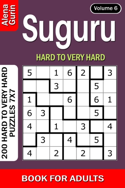 Suguru puzzle book for Adults