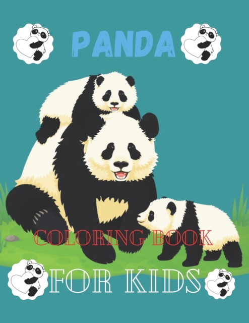 Panda coloring book for kids