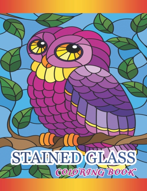 Stained Glass Coloring Book