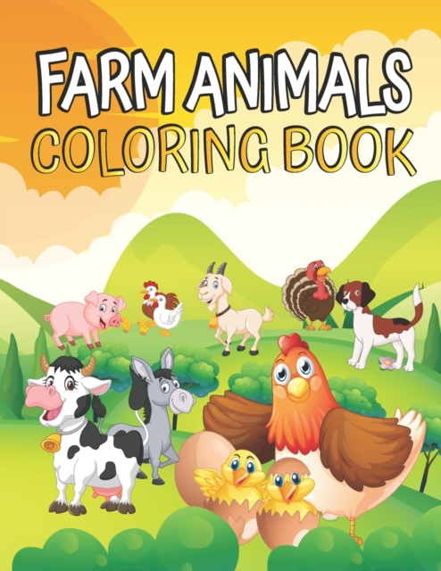 Farm Animals Coloring book