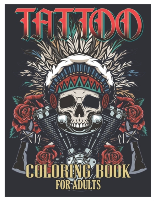Tattoo Coloring Book for Adults