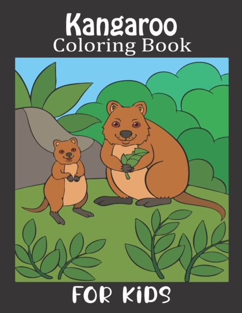 Kangaroo Coloring Book For Kids