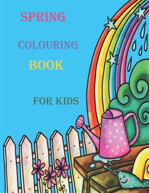 spring colouring book for kids