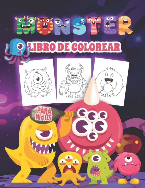Monster Libro de Colorear para Ninos