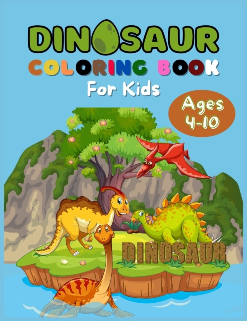 Dinosaur Kids Coloring Book