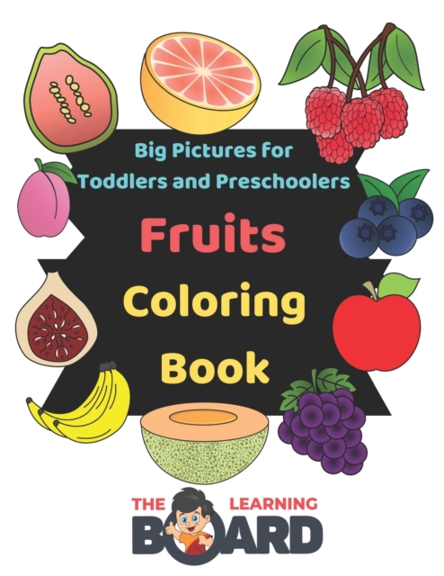 Fruits Coloring Book with Big Pictures
