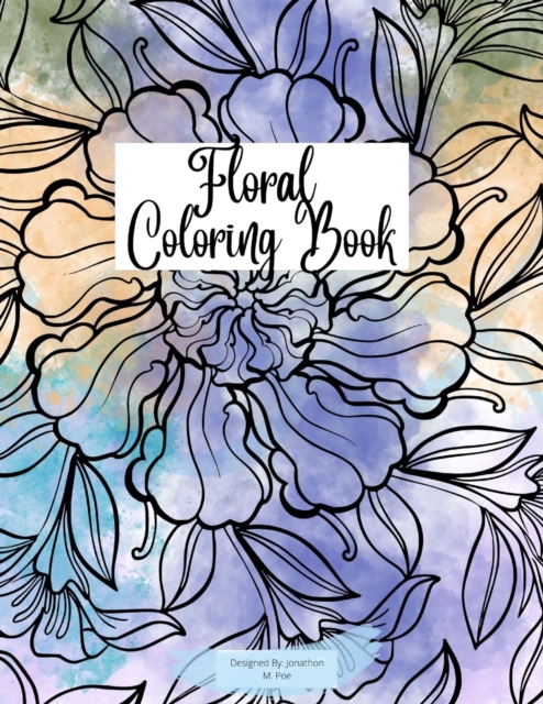 Floral Alphabet Coloring Book