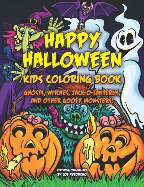 Happy Halloween Kids Coloring Book