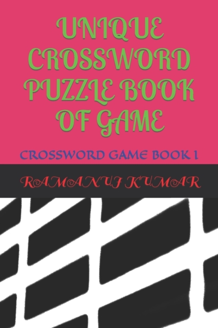 Unique Crossword Puzzle Book of Game