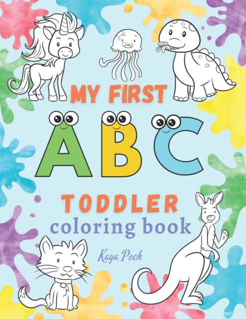 My first ABC toddler coloring book