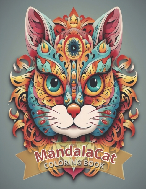 MandalaCat Coloring Book
