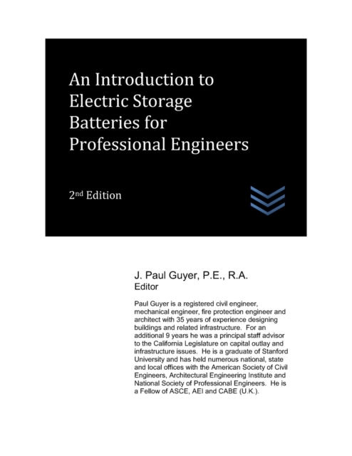 An Introduction to Electric Storage Batteries for Professional Engineers