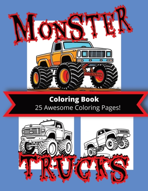 Monster Trucks Coloring Book