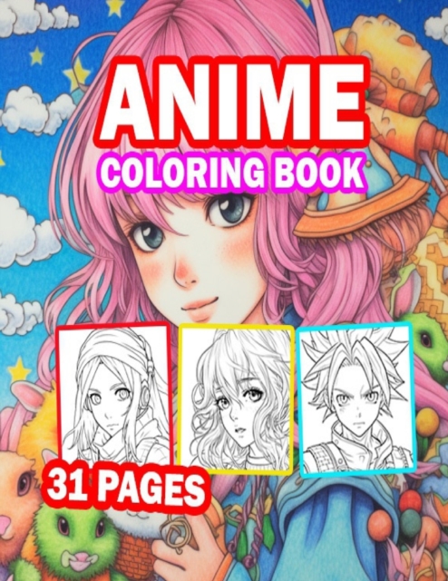 Anime Coloring Book