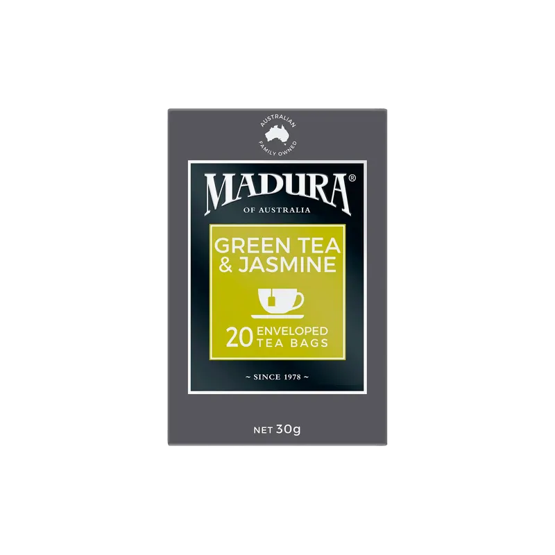 ชาเขียว Green tea & Jasmin Mandura 20 ซอง