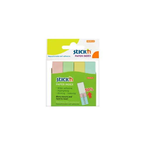 สติ๊กโน้ตอินเด็กซ์ Stick'N กระดาษสีอ่อน