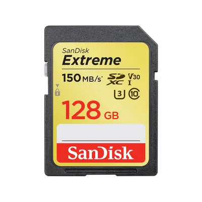 เมมโมรีี่การ์ด (128GB) รุ่น Extreme SDSDXV5-128G-GNCIN