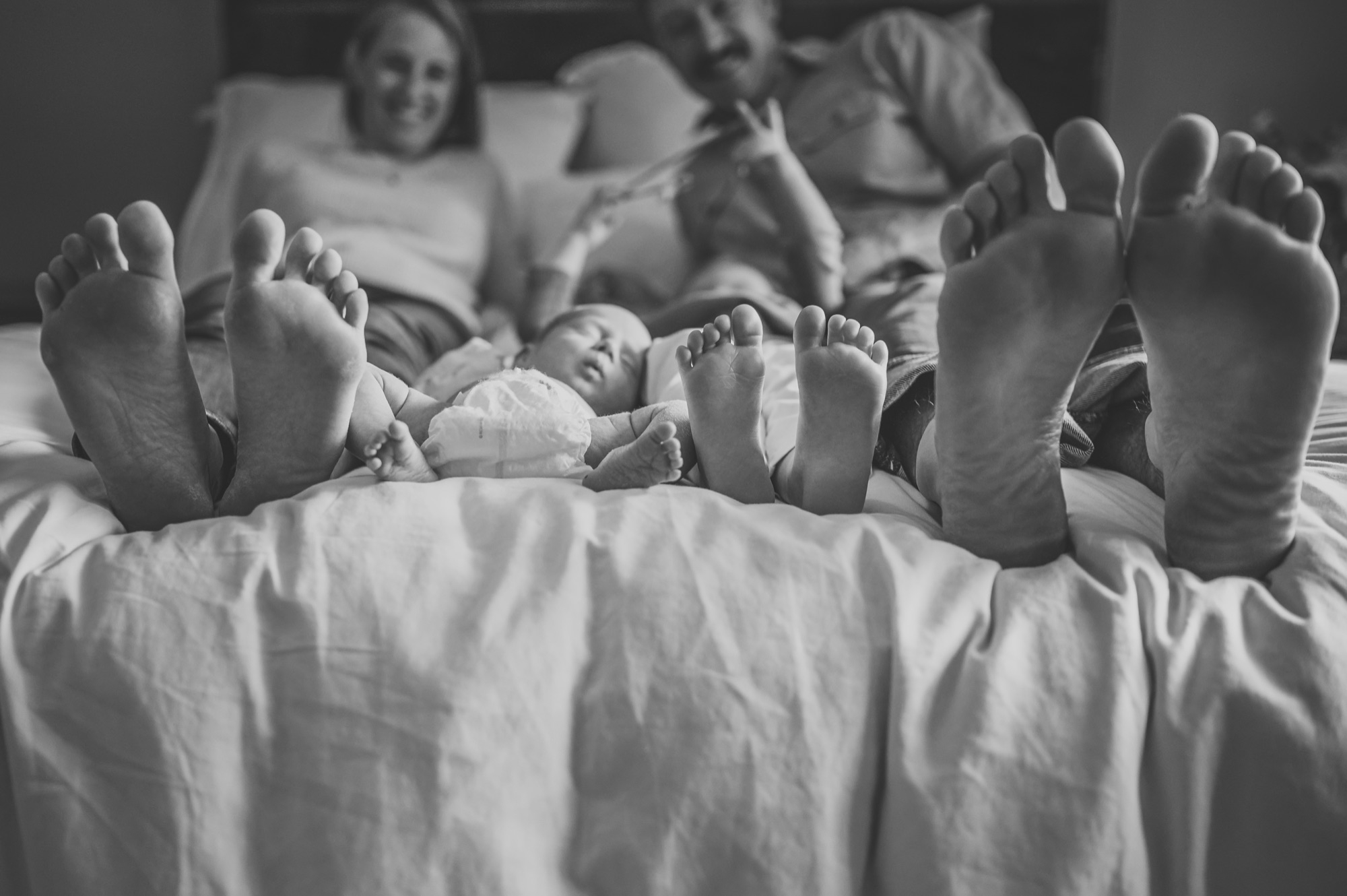 Burrow & Bloom Photography's Newborn Lifestyle Session Photo 