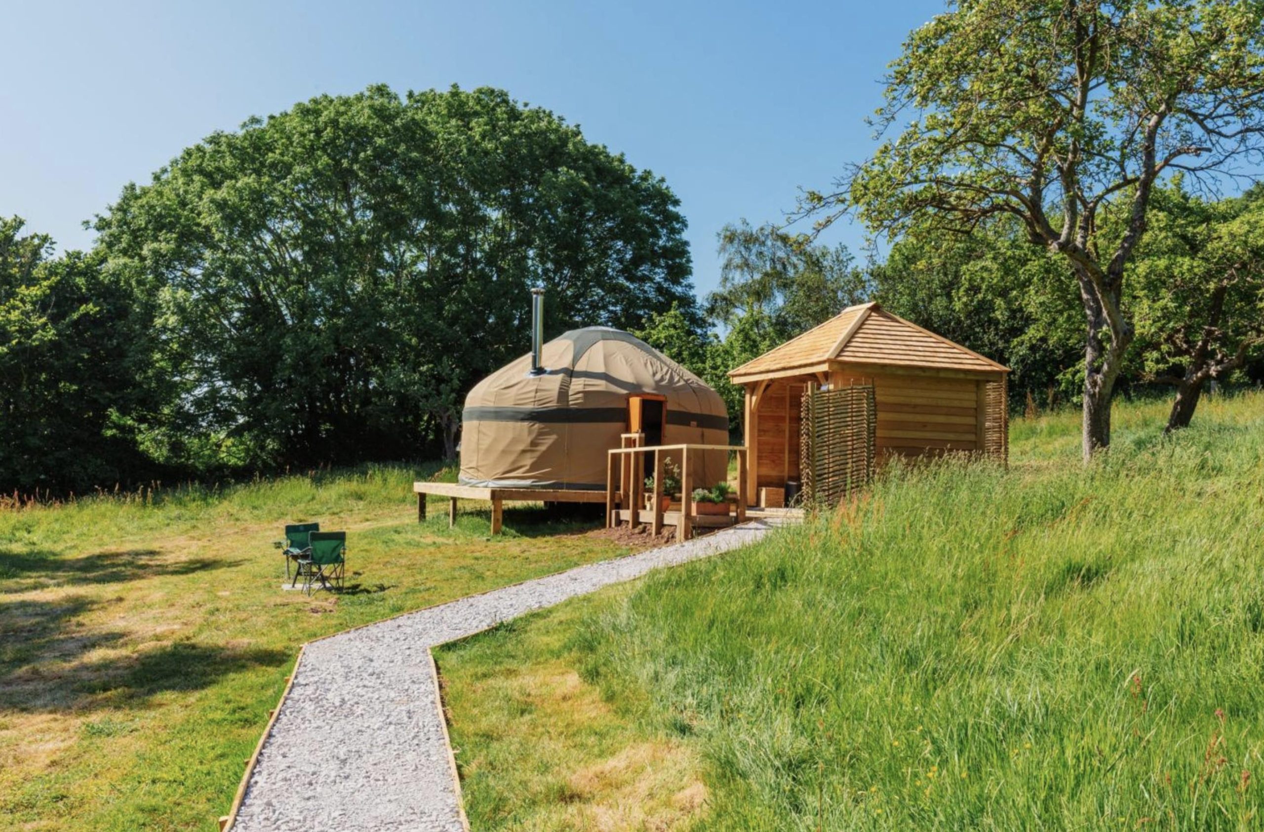 Orchard Yurt, Allerford