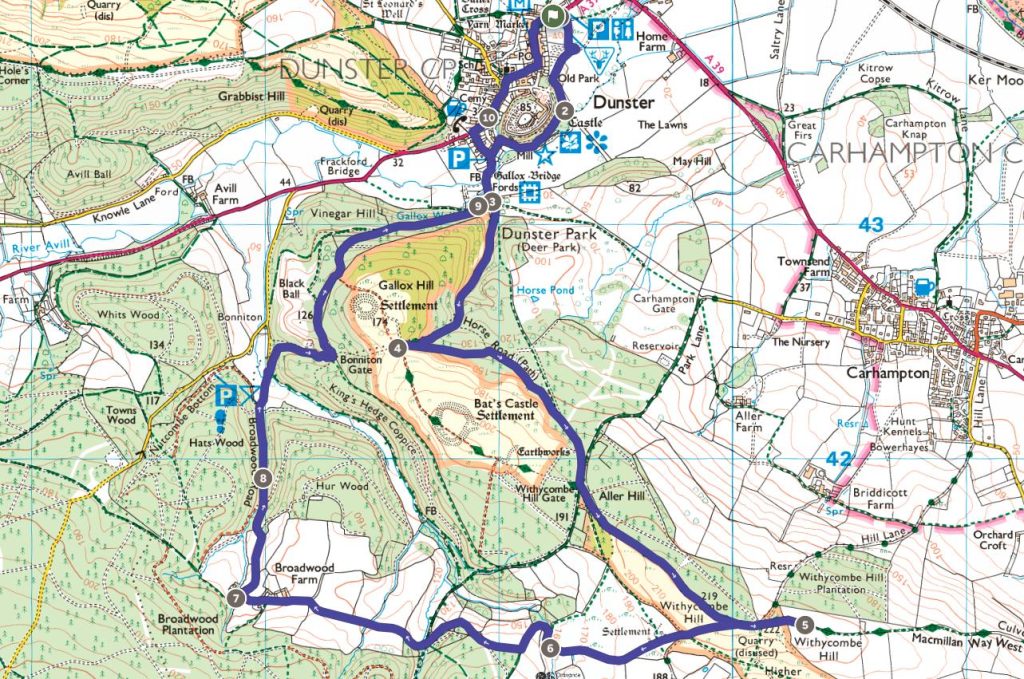 Dunster Circular Walk