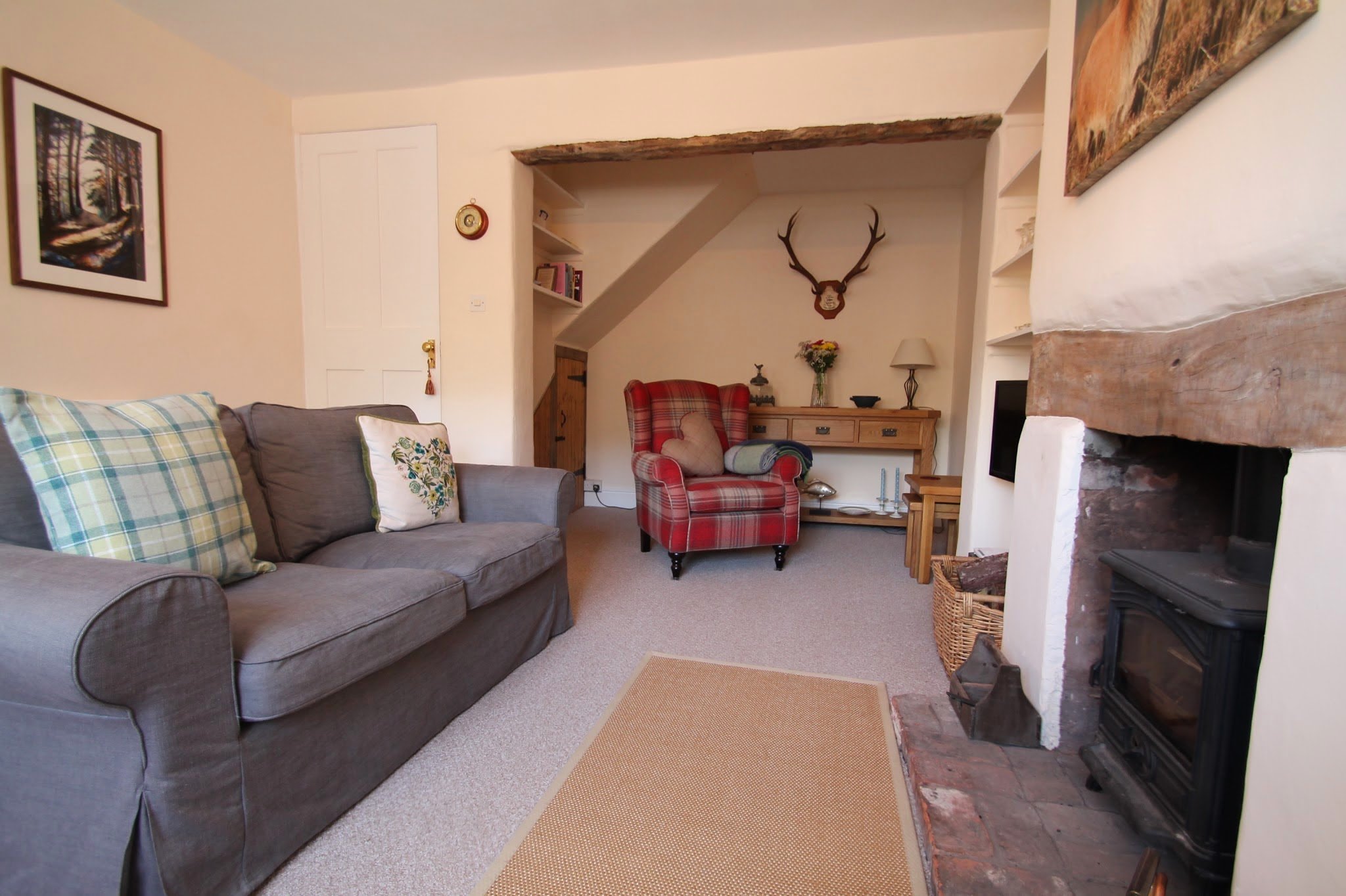 Stag Cottage cosy sitting room