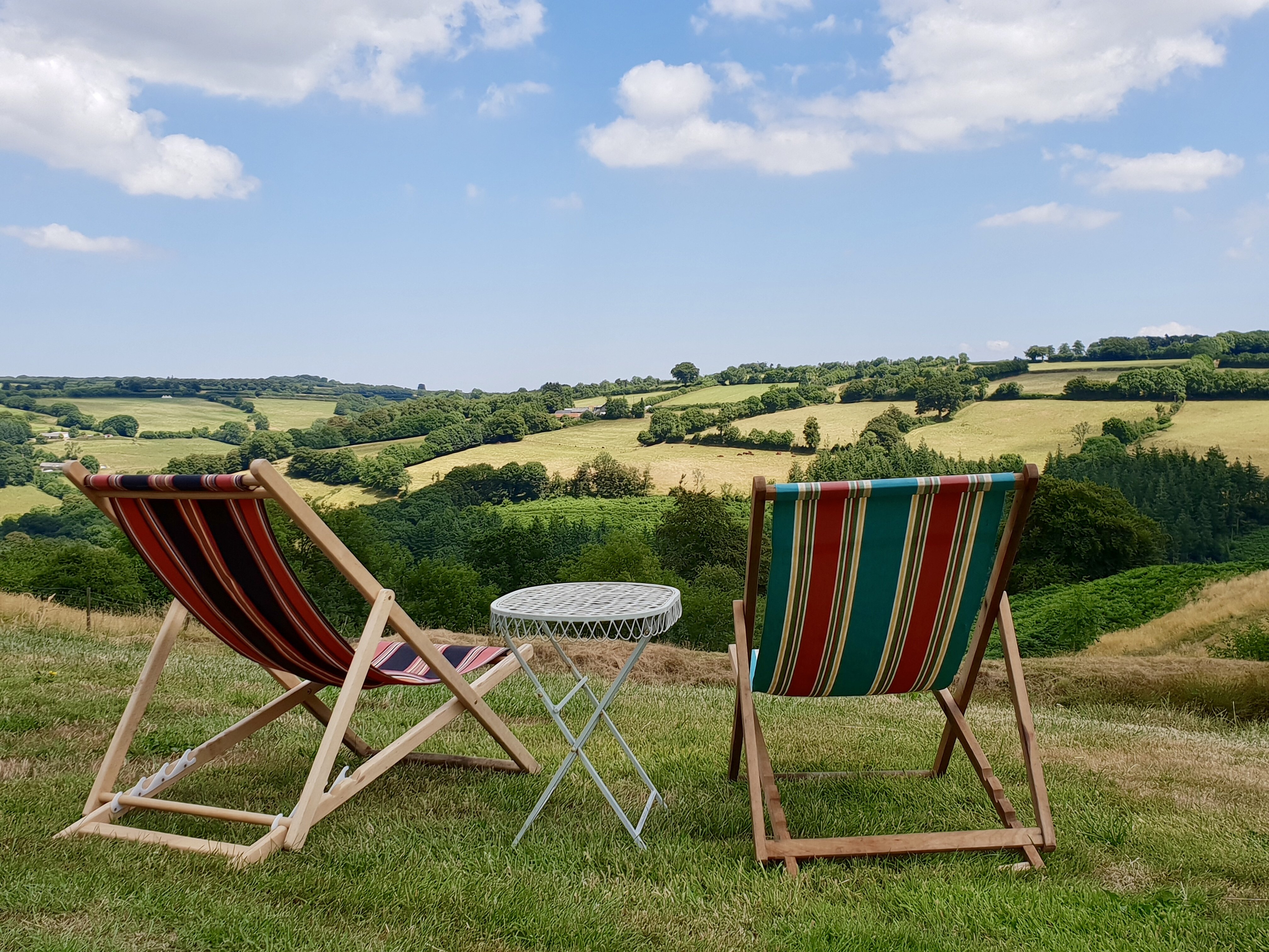 Deckchairs for our guests to enjoy