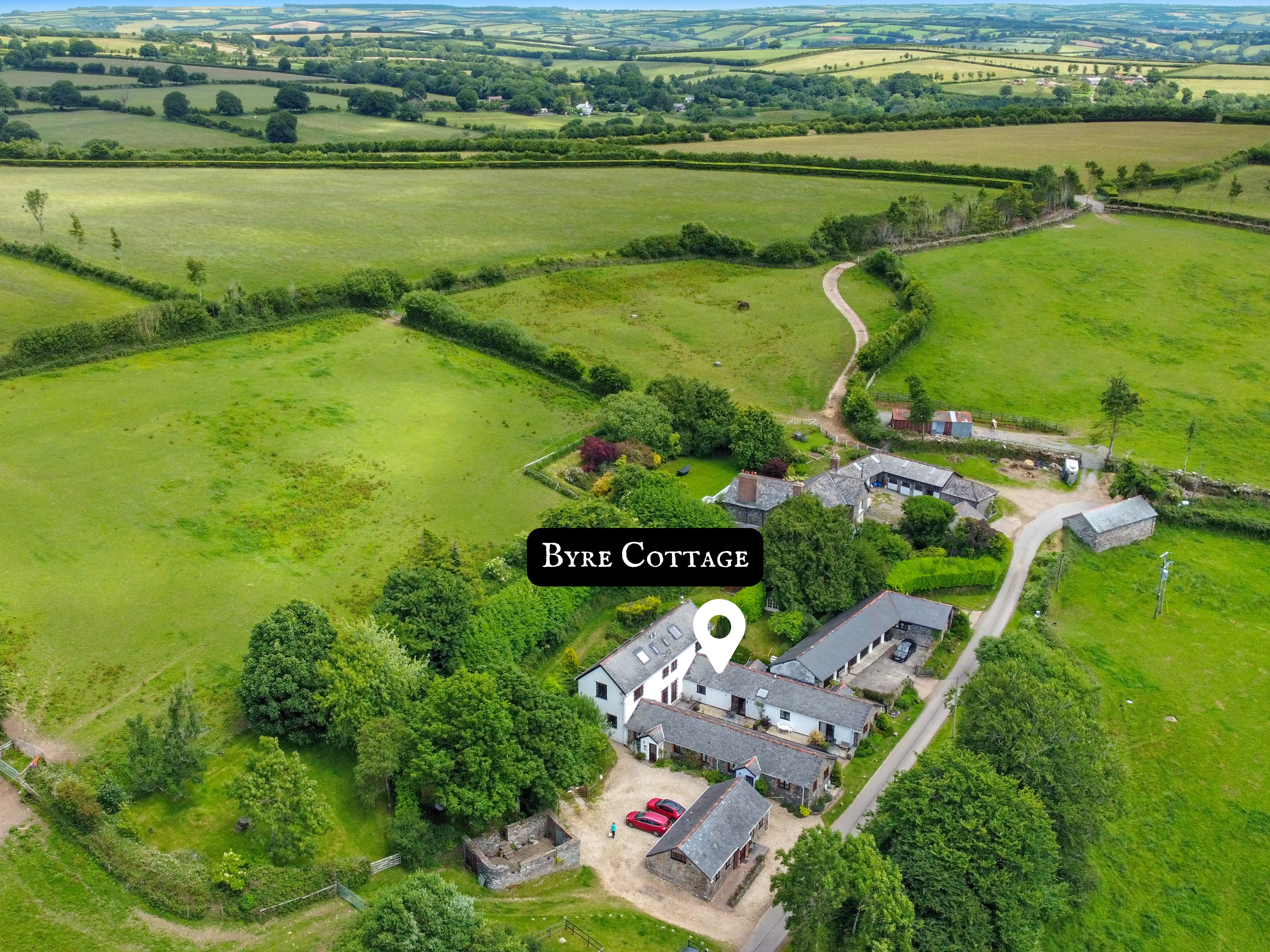 Location of Byre Cottage