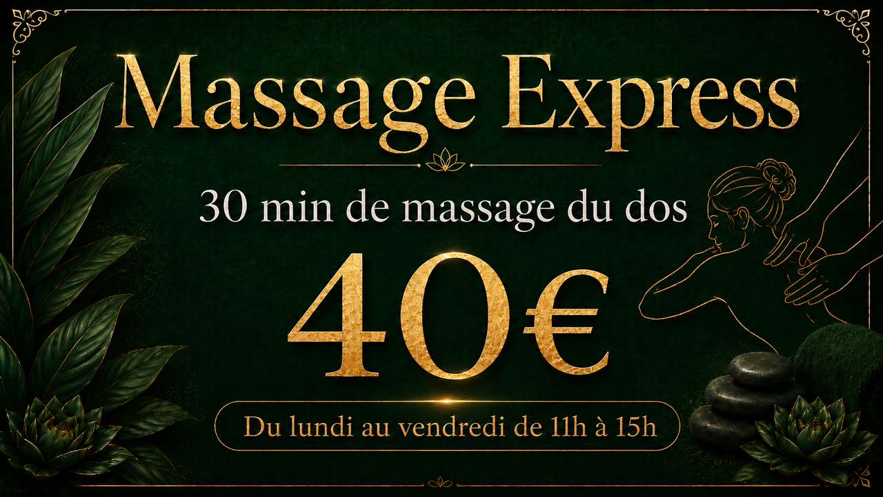 Massage Express - 30min Massage du dos