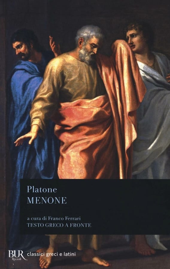 Menone. Testo greco a fronte di Platone