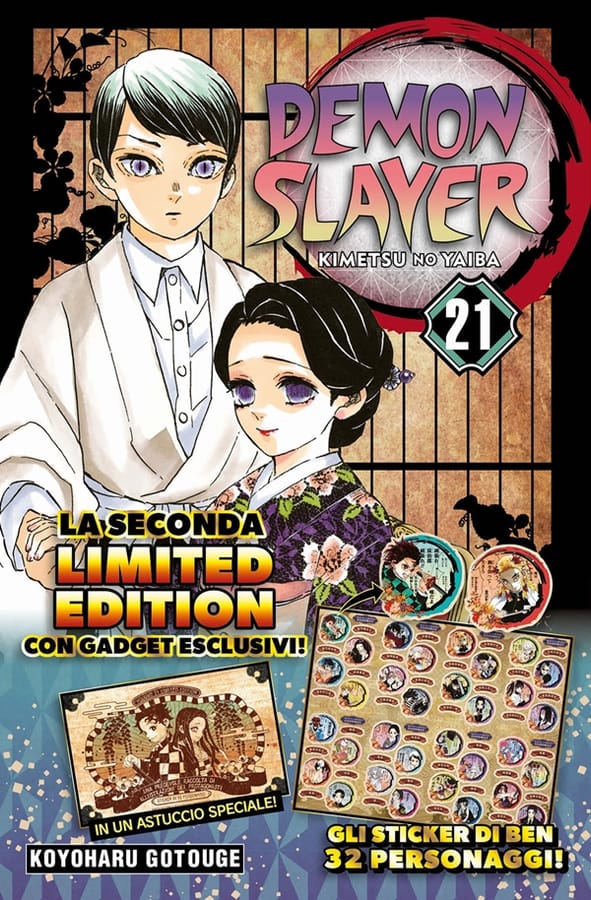 Demon slayer. Kimetsu no yaiba. Limited edition. Con Adesivi. Vol. 21 di Koyoharu Gotouge