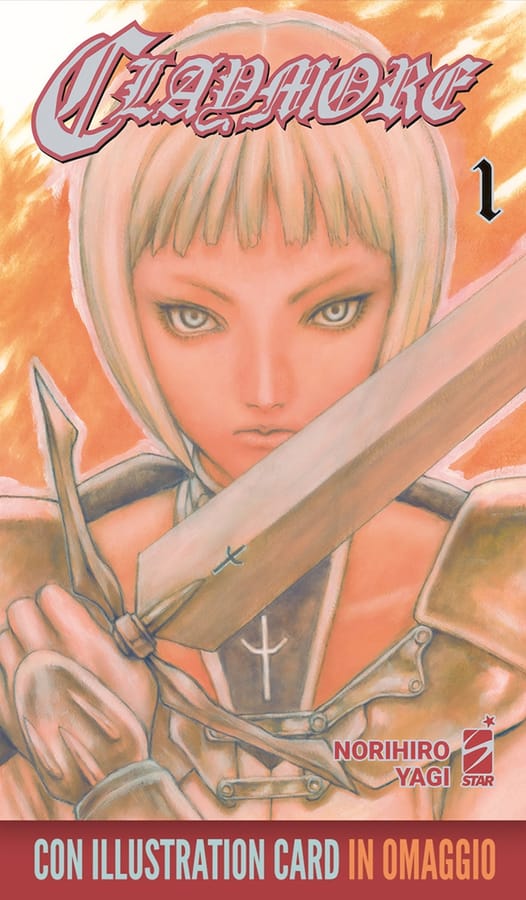 Claymore. New edition. Con illustration card di «Ariadne in the blue sky». Vol. 1 di Norihiro Yagi