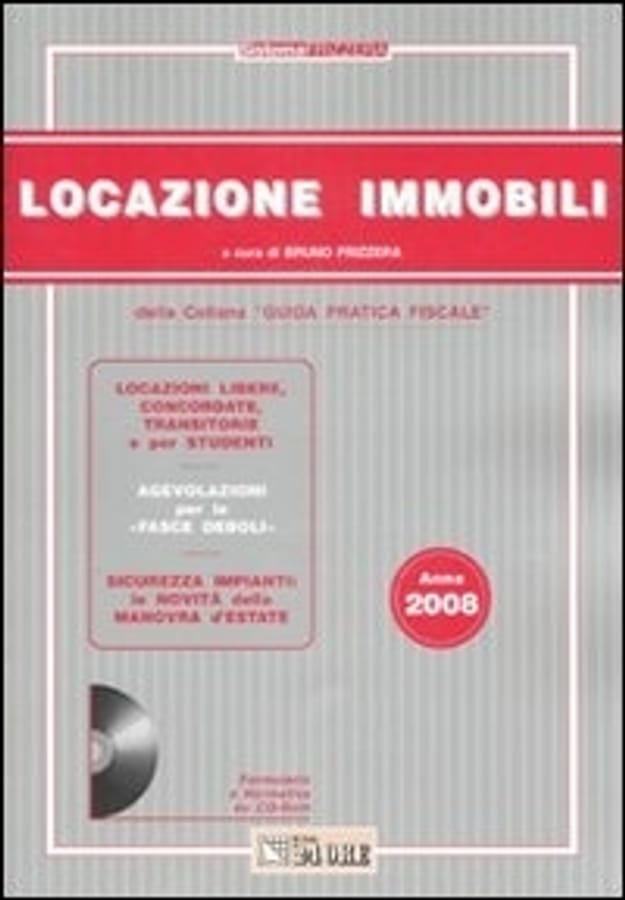 Locazione immobili 2008. Con CD-ROM di Bruno Frizzera