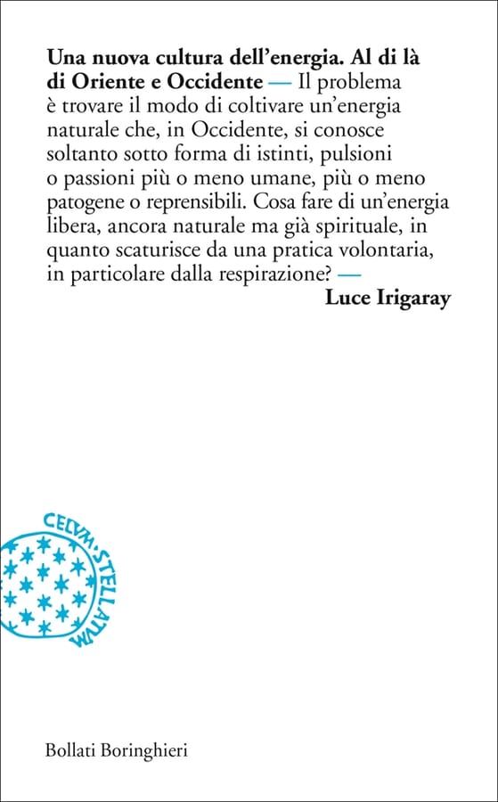 Una nuova cultura dell'energia di Luce Irigaray