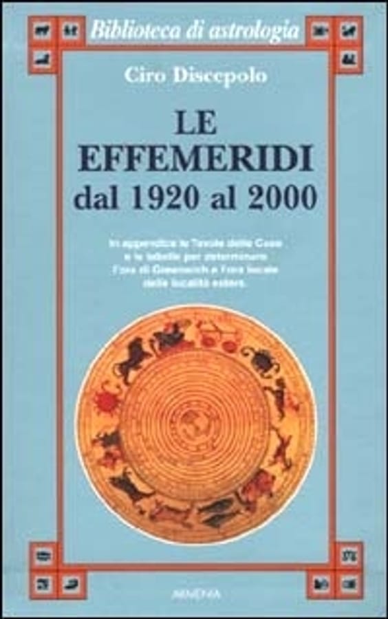 Le effemeridi dal 1920 al 2000 di Ciro Discepolo
