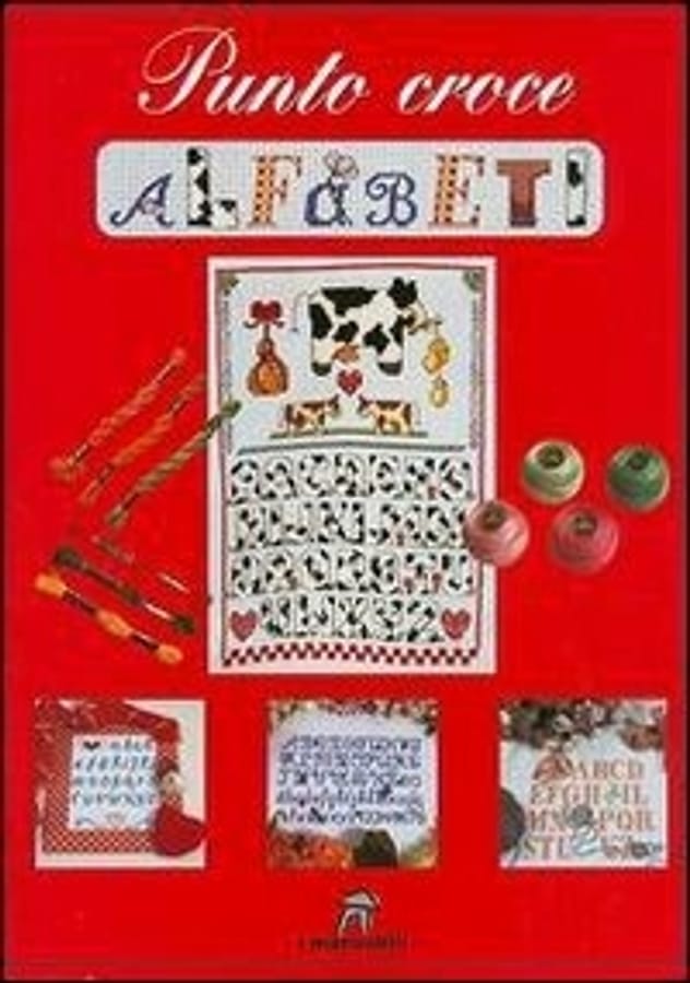 Punto croce alfabeti di