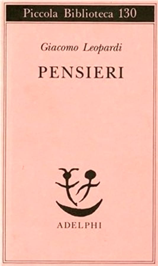 Pensieri di Giacomo Leopardi
