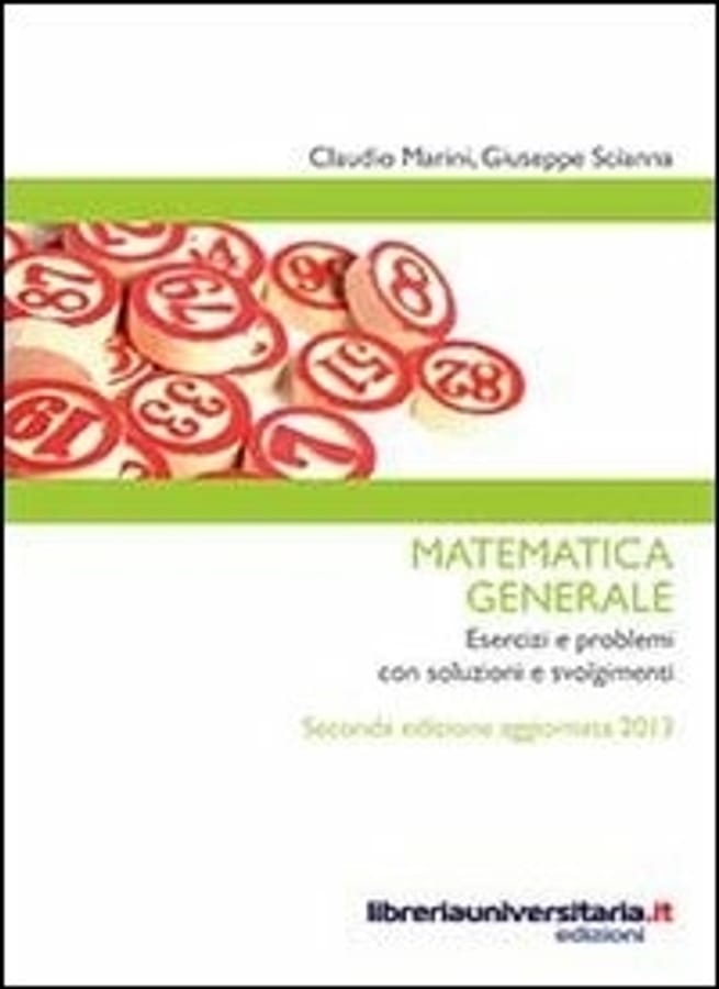 Matematica generale di Claudio MariniGiuseppe Scianna