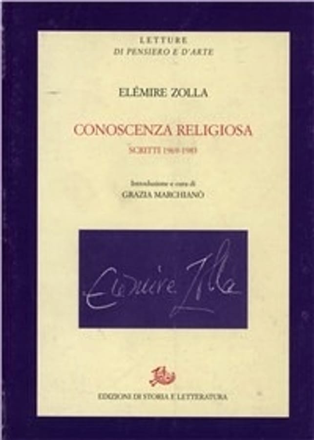 Conoscenza religiosa. Scritti 1969-1983 di Elémire Zolla