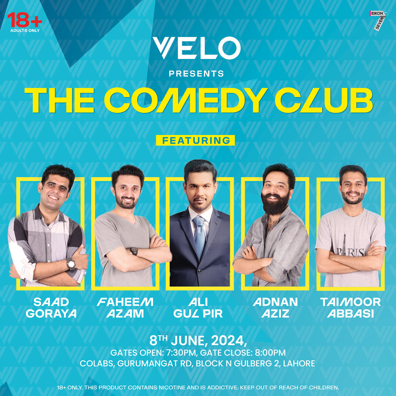 Velo’s Comedy Club