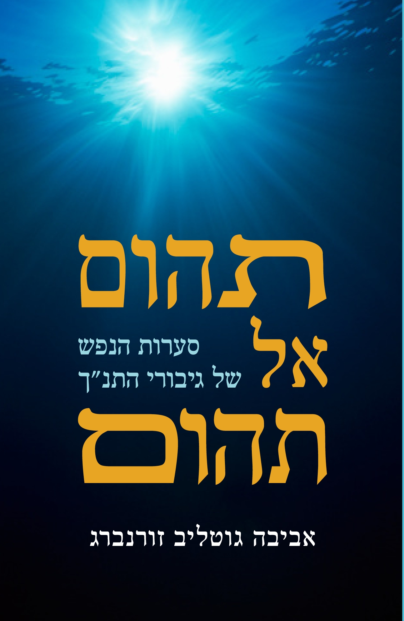 כריכת הספר תהום אל תהום