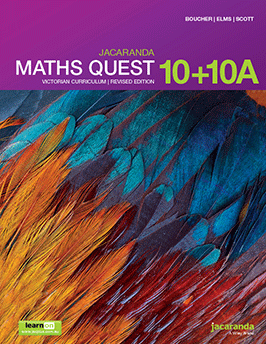Jacaranda Maths Quest 10 + 10A VC Revised Jacaranda Maths Quest 10 + 10A VC Revised