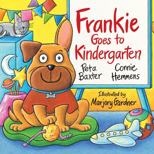 The illustrated cover for Frankie Goes to Kindergarten