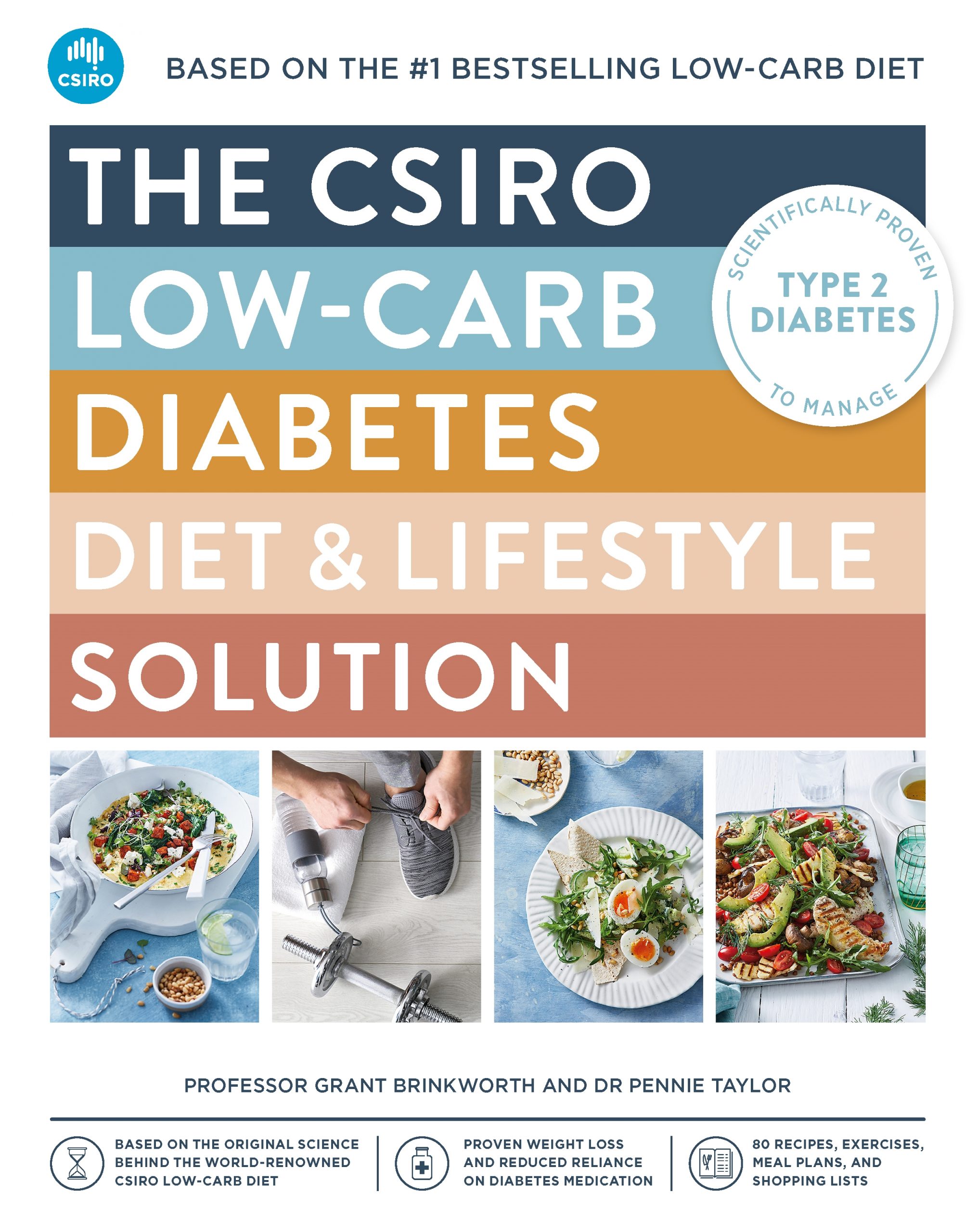 The CSIRO Low carb Diabetes Diet Lifestyle Solution Books From