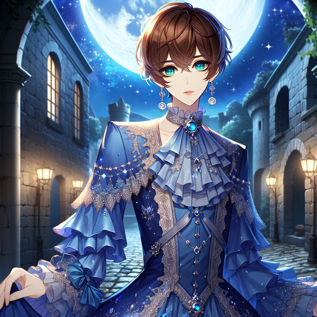 Anime Boy In A Dress: A | Fanart
