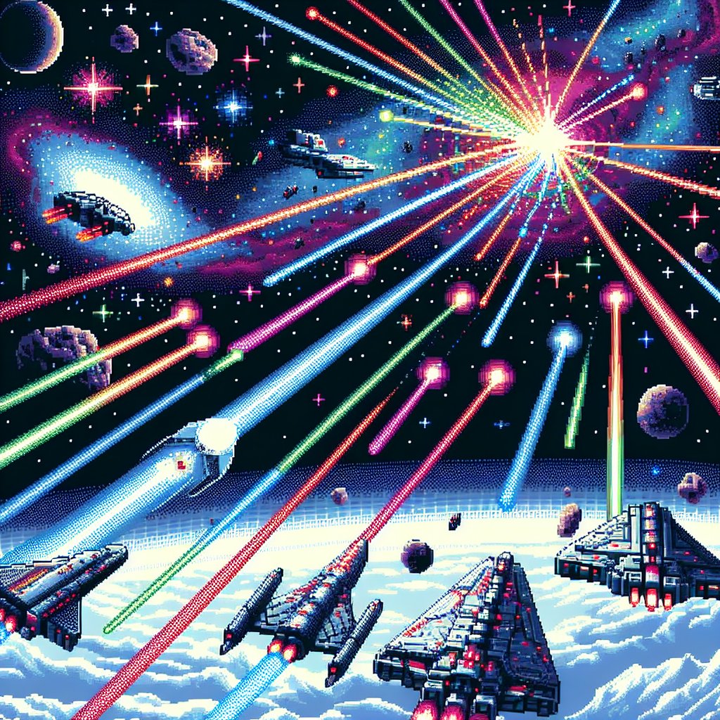 Pixel Laser Animation Stars Pixel Art | Fanart