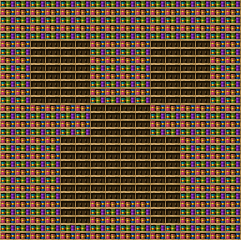 aaa chiseled bookshelf pixel art.