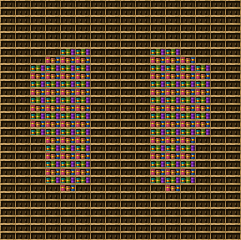 elytra chiseled bookshelf pixel art.