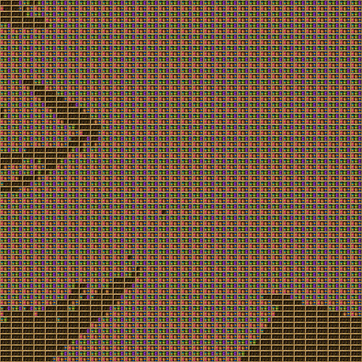 H34 chiseled bookshelf pixel art