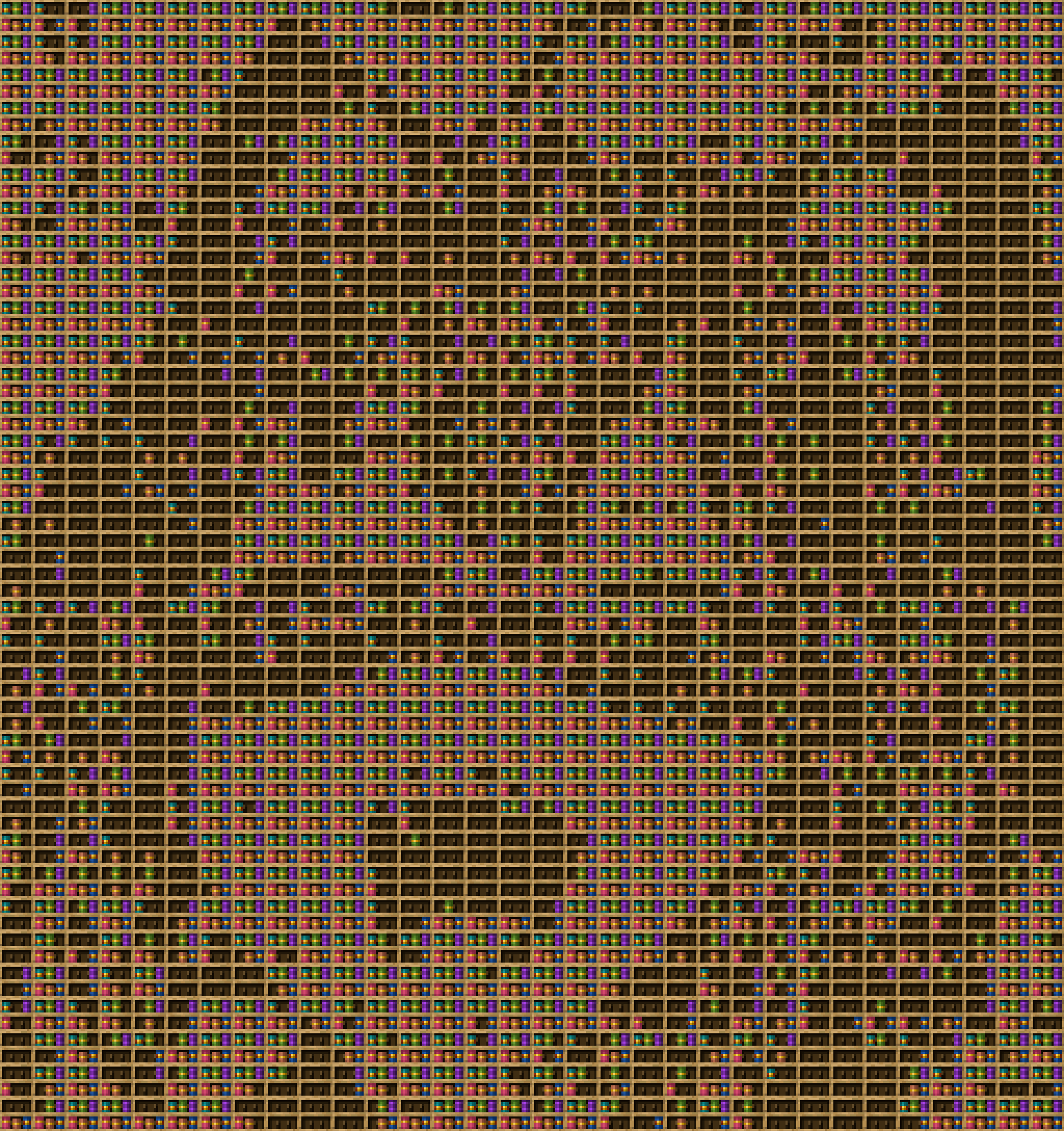 69 D chiseled bookshelf pixel art